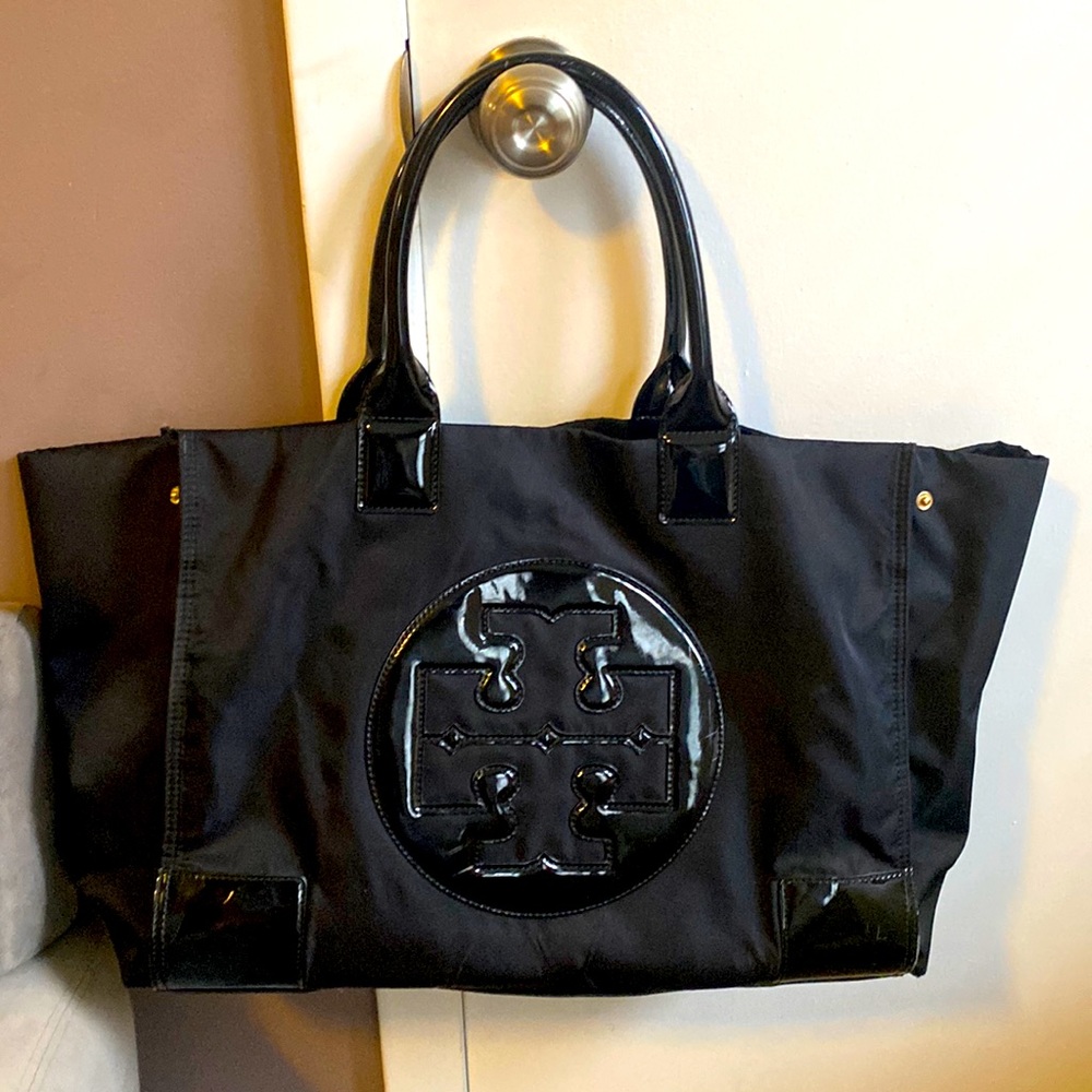 Tory Burch Ella Tote in Black (Large Size)